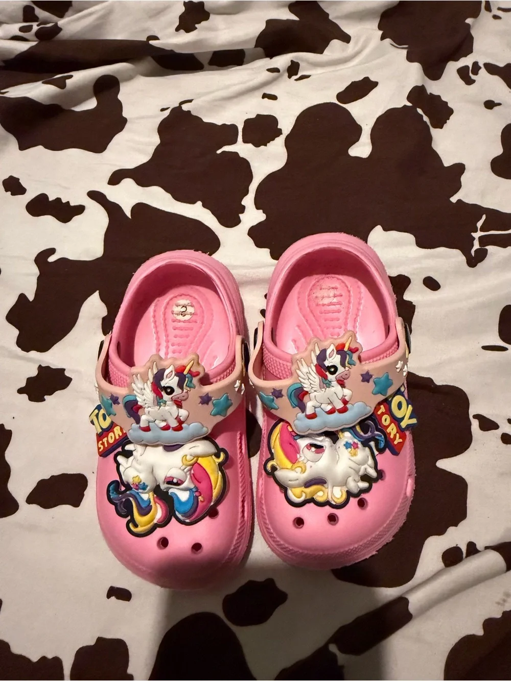 Kids Unicorn Clog Shoes - Pink